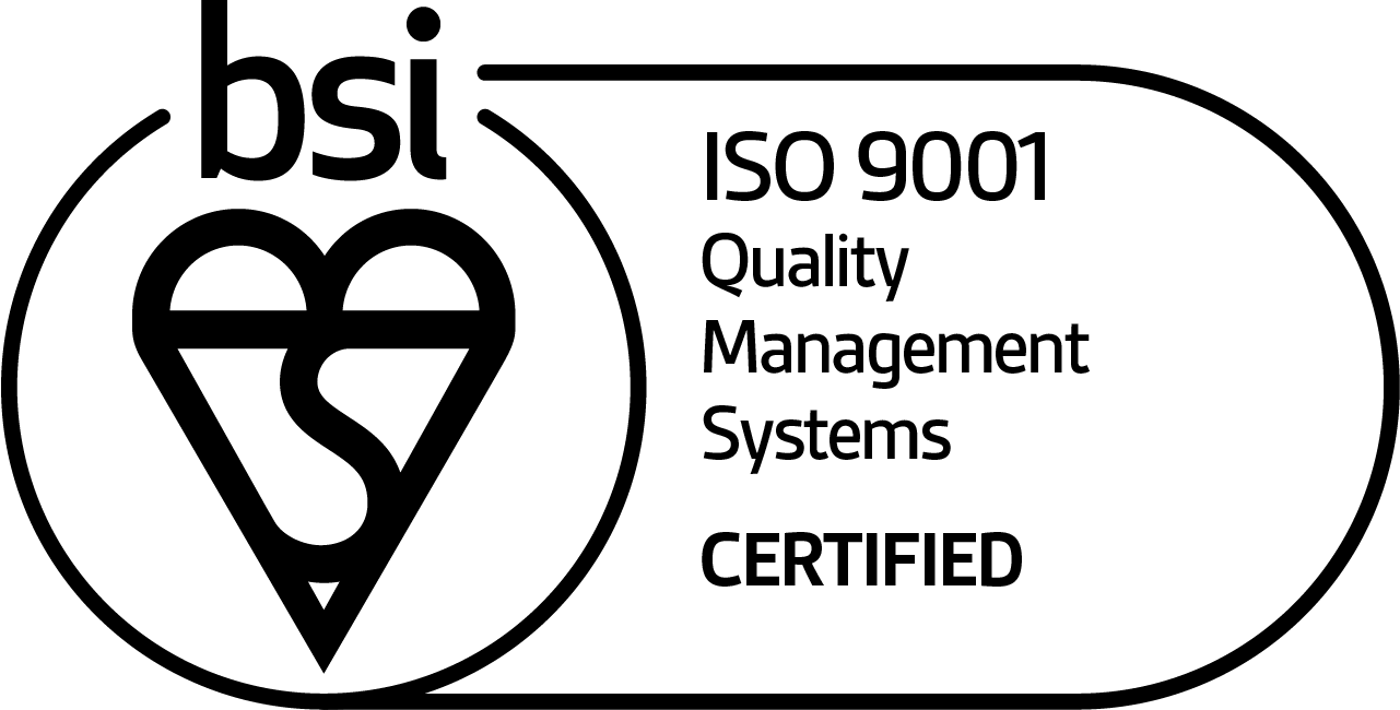 ISO 9001 Quality Management Systems certified