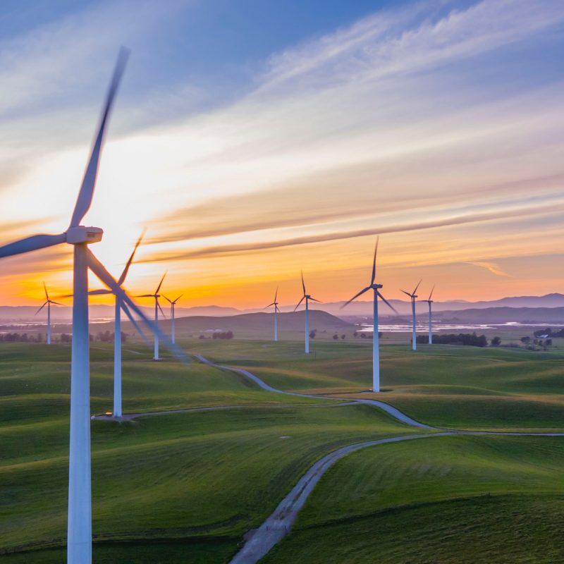 wind turbines